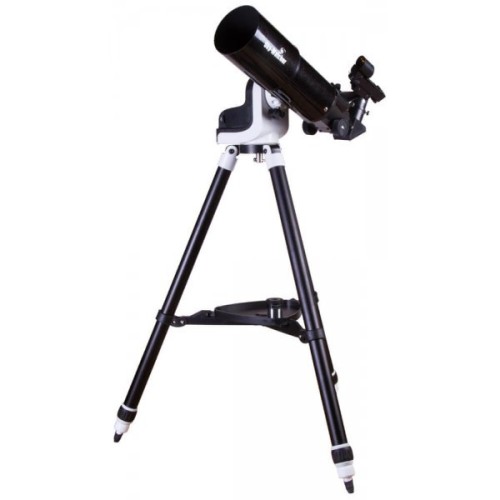 Телескоп Sky-Watcher 80S AZ-GTe SynScan GOTO •   компактный рефрактор для визуальных наблюдений и астрофотографии;
•   система приводов SynScan GOTO (без энкодеров);
•   управление при помощи смартфона или вручную, есть возможность подключения пульта SynScan;
•   все необходимые аксессуары уже есть в комплекте;
•   подходит для начинающих астрономов.

