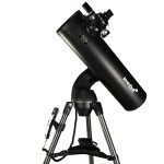 Телескоп с автонаведением Levenhuk SkyMatic 135 GTA Телескоп-рефлектор с автонаведением. Апертура - 130 мм. Фокусное расстояние - 650 мм.