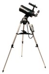 Телескоп с автонаведением Levenhuk SkyMatic 105 GT MAK Оптическая схема Максутова-Кассегрена. Диаметр объектива - 102 мм. Фокусное расстояние - 1300 мм.