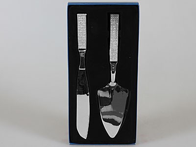 Набор для десерта лопатка и нож, Rosenberg 3870 лопатка и нож в наборе, лопатка 27.5 х 7 см, нож 27.5 х 3 см