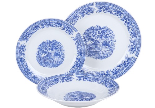 Набор столовой посуды, 18 предметов, Rosenberg RCE-100008 Набор тарелок