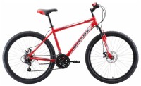 Велосипед Black One Onix 26 D 18 Alloy, красный/серый/белый