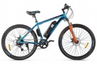 Электровелосипед Eltreco XT 600 D 2387, сине-оранжевый