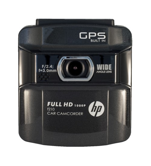 Видеорегистратор HP f210a черный HP F210 •	запись: Full HD;
•	угол обзора: 128°;
•	экран: TFT 2.4’’;
•	G-сенсор.
