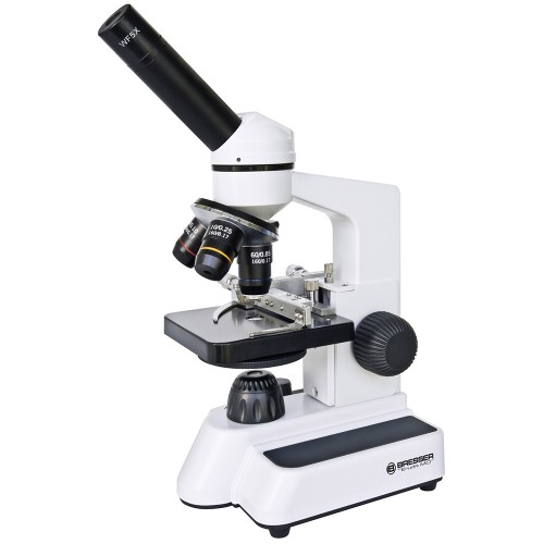 Микроскоп Bresser Erudit MO 20x-1536x ST •   учебный микроскоп для дома и школы;
•   богатый набор оптических аксессуаров: 3 объектива, 3 окуляра и линза Барлоу;
•   цифровая камера и набор для опытов - в комплекте;
•   нижняя светодиодная подсветка, работающая от сети или батареек;
•   идеальный выбор для начинающего микробиолога

