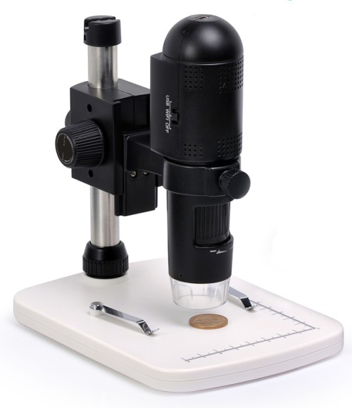 Микроскоп цифровой Levenhuk DTX 720 WiFi Компактный, функциональный, беспроводной. Увеличение: 10–200 крат. Камера 1 Мпикс