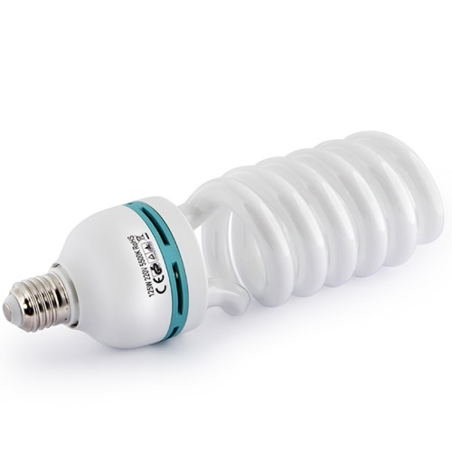 Лампа флуоресцентная Rekam FL-125W, 125 Вт, цоколь Е27, 5500 K •   лампа предназначена для использования в осветителях постоянного освещения в условиях внутри помещения;
•   является аналогом галогенной лампы накаливания мощностью 625 Ватт (коэффициент:  x5).
