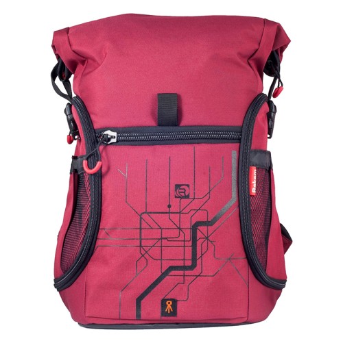 Сумка-рюкзак для камеры Rekam PYRAMID RBX-6000, цвет - бордовый •	рюкзак для фотокамеры;
•	надёжная фиксация и защита оборудования;
•	удобные разделители. 
•	ремень, защитный чехол, крепёж для бутылок. 

