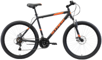 Велосипед Stark'21 Outpost 26.1 D 18, чёрный/оранжевый