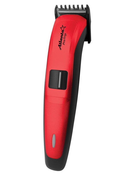 Триммер для волос аккумуляторный, Atlanta ATH-6904 red •   современный дизайн;
•   питание от аккумулятора;
•   регулируемая  насадка для стрижки разной длины;
•   щётка и масло - в комплекте;
•   bндикатор зарядки;
•   прецизионные ножи из стали высокой прочности;
•   съёмный аккумулятор;
•   съёмные стригущие лезвия;
•   аккумулятор Ni-Cd – 1.2 В, 600 мА/ч.
