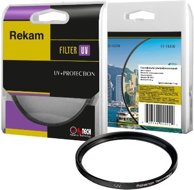 Светофильтр Rekam UV 55мм для фотоаппарата ультрафиолетовый • защита от ультрафиолетовых лучей;
• повышение контрастности;
• защита объектива от механических повреждений, пыли и грязи.
