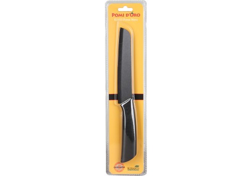 Нож керамический чёрный, Pomi d&#039;Oro K1553 Forza Nero K1553 Forza Nero, черная керамика Kerano™, длина лезвия - 15 см, толщинаина 2 мм, чёрная ручка.