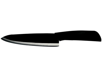 Нож керамический чёрный, Pomi d&#039;Oro K1856 40 Forza Nero шеф-нож керамический Pomi d"Oro K1856 Forza Nero, изготовлен из черной керамики Kerano™