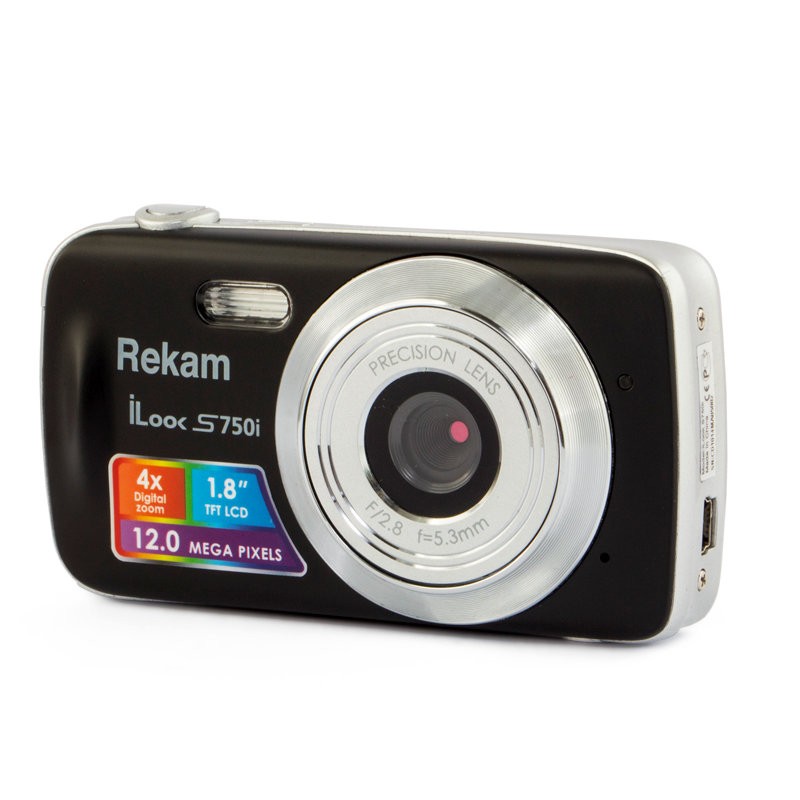 Цифровой фотоаппарат REKAM iLook S755i, черный купить