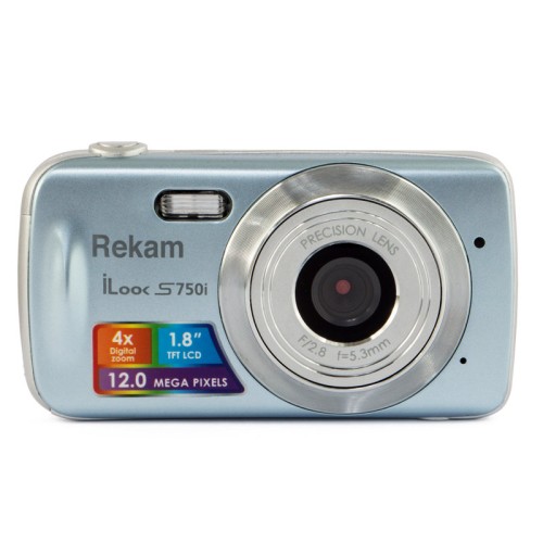 Цифровая камера Rekam iLook S750i /3 серый металлик Уценённый товар: витринный образец. Предоставляется полная гарантия.
•	разрешение: 12 мегапикселей;
•	экран: цветной ЖК-монитор, 1.8 дюйма;
•	зум: цифровой 4.0х.
