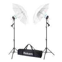 Rekam CL4-600-UM KIT Комплект флуоресцентных осветителей с зонтами