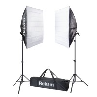 Rekam CL4-600-SB KIT Комплект флуоресцентных осветителей с софтбоксами