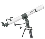 Телескоп Bresser Refractor 90/900 NG AZ 2-х линзовый ахромат с апертурой 90 мм и фокусным расстоянием 900мм. Азимутальная монтировка с возможностью использования привода осей. Максимальное полезное увеличение до 180 крат.