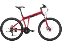 Велосипед Stark'21 Cobra 26.2 D 20, красный/серый