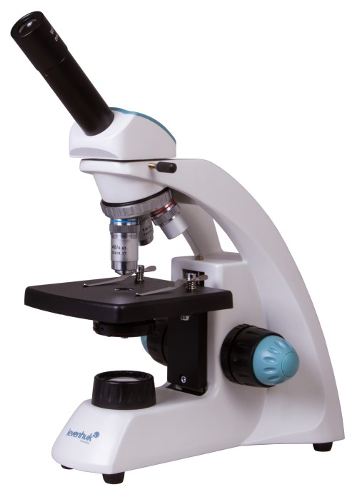 Микроскоп монокулярный Levenhuk 500M •   монокулярный микроскоп с поворотной насадкой;
•   увеличение от 40 до 400 крат;
•   широкопольная ахроматическая оптика;
•   нижняя галогенная подсветка с регулировкой яркости;
•   питание от сети переменного тока;
•   на корпусе предусмотрен слот для анализатора (сам анализатор не входит в комплект).
