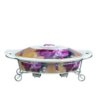 Мармит керамический, с крышкой, Rosenberg R-155025