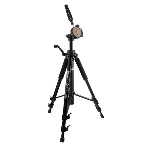 Фото-видео штатив Rekam QPod S-200 •	3-секционный штатив;
•	панорамная 3-D голова;
•	максимальная высота: 1200 мм;
•	минимальная высота: 520 мм;
•	максимальная нагрузка: 2000 г;
•	микролифт;
•	сумка в комплекте.
