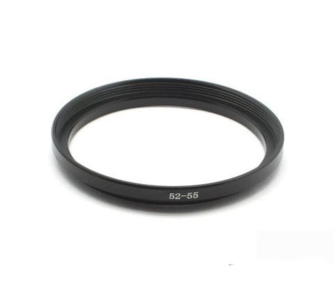 Переходное кольцо для светофильтра с большим диаметром 52-55 мм •	переходное кольцо для объектива с диаметром 52-55 мм.
