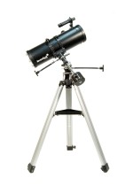 Телескоп Levenhuk Skyline 120x1000 EQ телескоп-рефлектор
    оптическая схема: Ньютон
    диаметр объектива 114 мм
    фокусное расстояние 1000 мм
    макс. полезное увеличение 230x
    монтировка экваториальная
    искатель оптический