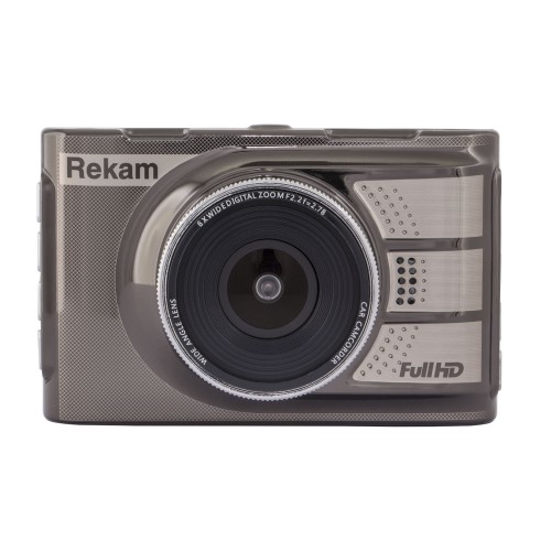 Видеорегистратор Rekam F200 /1 Уценённый товар: мятая упаковка. Распространяется полная гарантия.

•	угол обзора: 120°;
•	G-сенсор; 
•	FullHD. 
