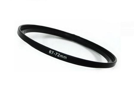 Переходное кольцо для светофильтра с большим диаметром 67-72 мм •	переходное кольцо для объектива с диаметром 67-72 мм.

