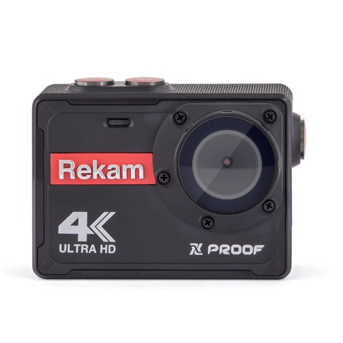 Экшн камера Rekam XPROOF EX640 • угол обзора: 140°;
• FULL HD; 
• 4K 30 кадров; 
• Wi-Fi; 
• ЖК-экран 2”;
• карты памяти: micro SDHC до 64 Гб. 

