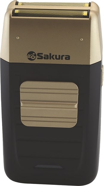 Электробритва Sakura SA-5418BL •   сухое бритьё;
•   выдвижной триммер;
•   работа от аккумулятора, время работы без подзарядки - до 70 минут;
•   самозатачивающиеся двойные лезвия из высокопрочной стали;
•   очистка под струёй воды.

