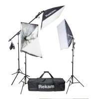 Rekam CL-555-FL3-SB Boom Kit Комплект флуоресцентных осветителей с софтбоксами