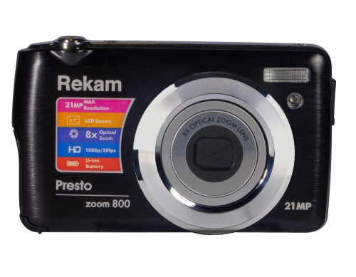 Цифровая камера Rekam Presto zoom 800 black • оптический зум - 8.0х
• цветной TFT ЖК-монитор 2.7 дюйма
• максимальное разрешение фото - 21 Мп (5280х3960)
• макросъёмка - минимальная дистанция 100 мм
• карты памяти - SD, SDHC, MMC (до 64 Гб)
• литий-ионная батарея - в комплекте