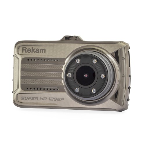 Видеорегистратор Rekam F250 •   4-линзовый объектив с углом обзора 170°;
•   лёгкий и прочный металлический корпус;
•   разрешение видеосъёмки SuperHD (2304×1296);
•   разрешение фотосъёмки 12 Мп;
•   циклическая видеозапись;
•   режим парковки.
