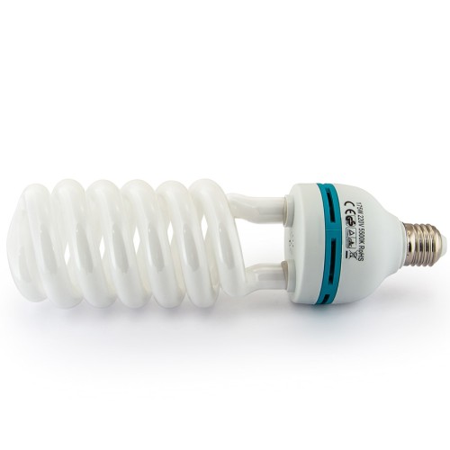 Лампа флуоресцентная Rekam FL-175W 175 Вт, 5500 К, цоколь Е27 •   лампа предназначена для использования в осветителях постоянного освещения в условиях внутри помещения;
•   является аналогом галогенной лампы накаливания мощностью 875 Ватт (коэффициент:  x5).
