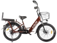 Электровелосипед Green City e-Alfa Fat 2162, коричневый