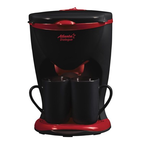 Кофеварка электрическая Atlanta ATH-531, цвет - черный •	капельная кофеварка; 
•	съемный, многоразовый фильтр; 
•	2 чашки в комплекте. 

