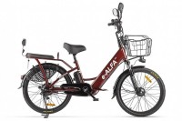 Электровелосипед Green City e-Alfa New 2153, коричневый