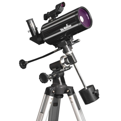 Телескоп Sky-Watcher SKYMAX BK MAK90EQ1 •   небольшой зеркально-линзовый телескоп;
•   оптика с просветлением диоксидом кремния;
•   без юстировочных винтов – удобно для новичков;
•   удобная экваториальная монтировка;
•   прекрасный выбор для астрономических и наземных наблюдений.
