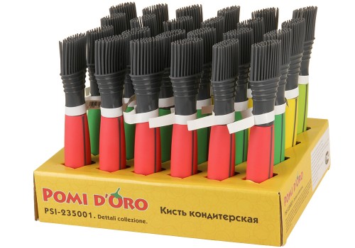 Кисть кондитерская, силикон, Pomidoro PSI-235001 Dettali Кисть кондитерская - аксессуар для выпечки.