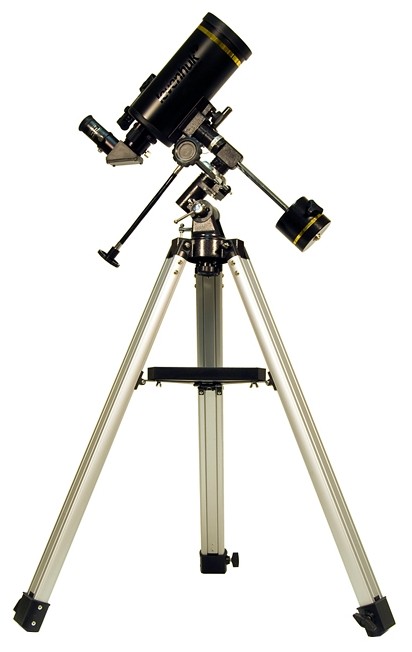 Телескоп Levenhuk Skyline PRO 90 MAK зеркально-линзовый телескоп
оптическая схема: Максутов-Кассегрен
диаметр объектива 90 мм
фокусное расстояние 1250 мм
полезное увеличение 15x-180x
монтировка экваториальная
искатель с красной точкой
автоматическое наведение