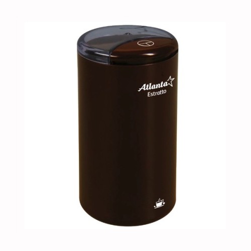 Кофемолка электрическая Atlanta ATH-3391, цвет - коричневый Объем до 75 г кофе, 180 Вт