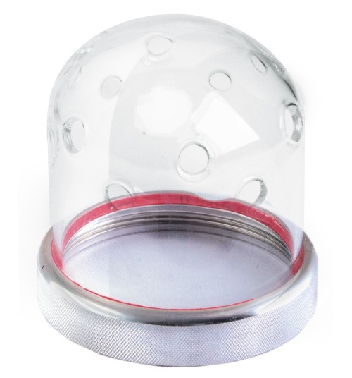 Стеклянный защитный колпак Rekam C01T S с резьбой для импульсных осветителей серий Master Pro и ProfiLight •	стеклянный защитный колпак с резьбой. 

