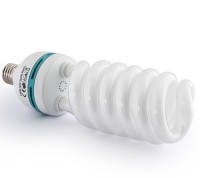 Лампа флуоресцентная Rekam FL-155W, 155 Вт, цоколь Е27, 5500 K