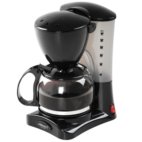 Кофеварка электрическая, Atlanta ATH-2207 black •   объём кофеварки - 600 мл;
•   функция подогрева колбы;
•   сетчатый съёмный фильтр;
•   номинальная мощность - 550 Вт.
