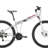 Велосипед Stark'21 Cobra 29.2 D 20, серебристый/красный - Велосипед Stark'21 Cobra 29.2 D 20, серебристый/красный