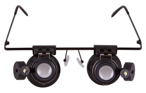 Лупа-очки Levenhuk Zeno Vizor G2 •    лупа на очковой оправе;
•    встроенная светодиодная подсветка;
•    20-кратное увеличение;
•    линзы из оптического пластика.
