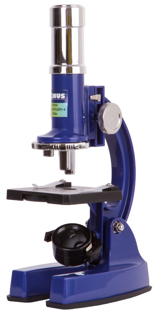 Микроскоп Konus Konustudy-4 900x •   световой микроскоп для детей;
•   три увеличения – 100, 450 и 900 крат;
•   в комплекте набор для опытов и адаптер для смартфона.
