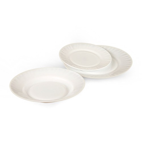 Набор столовой посуды из 18-и предметов, Rosenberg RGC-100001 Набор столовой посуды
•	суповая тарелка - 6 шт.
•	мелкая тарелка - 6 шт. 
•	пирожковая тарелка - 6 шт. 

